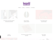 Tablet Screenshot of leopoldltd.com